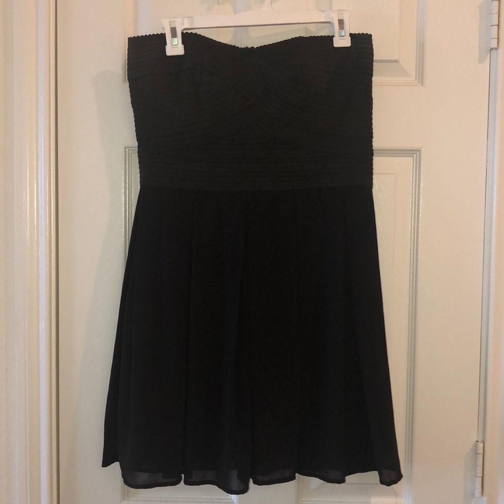 Strapless Wrap Dress